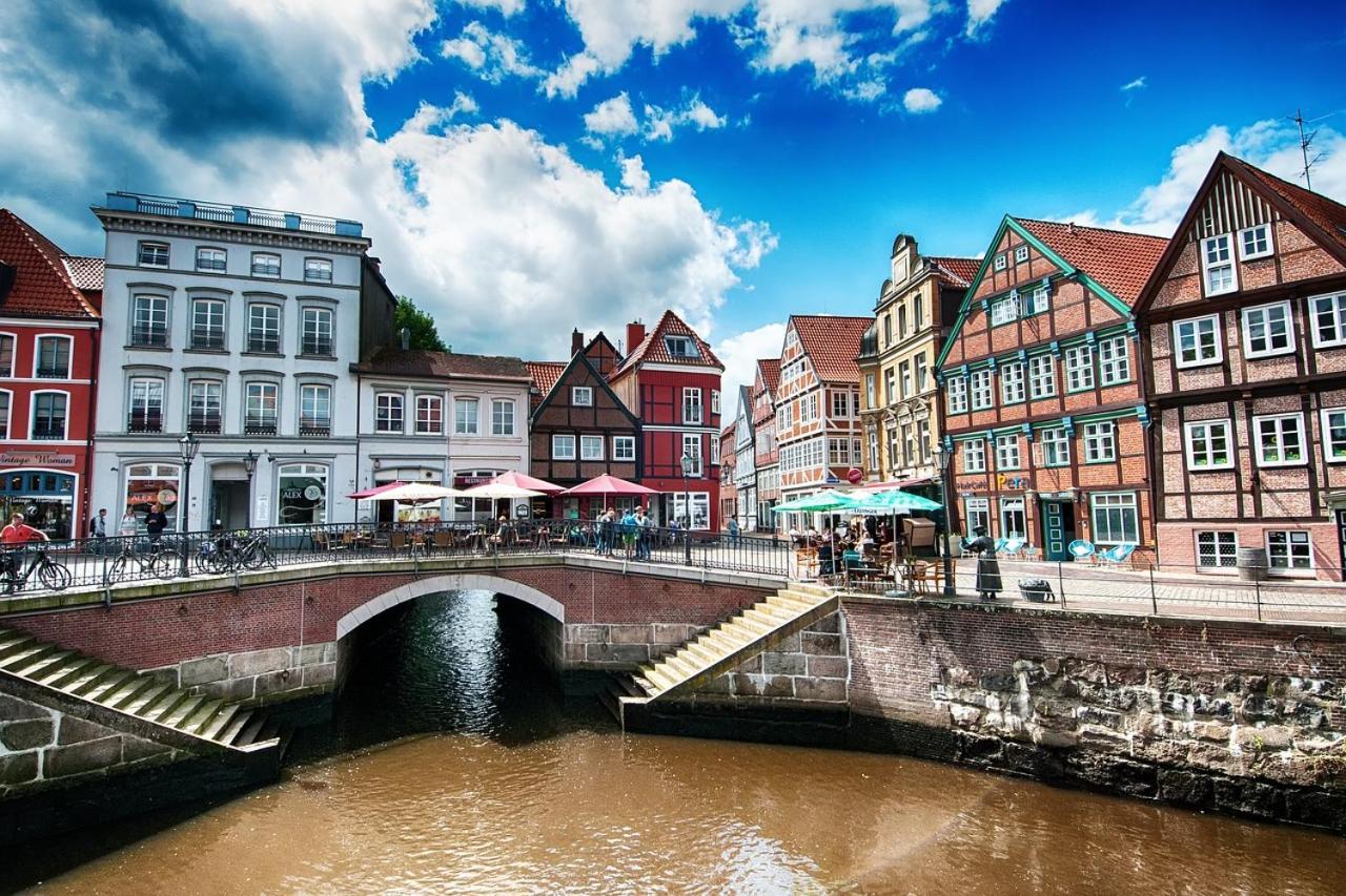 Die Stader Ferienwohnung Mit Terrasse Luaran gambar